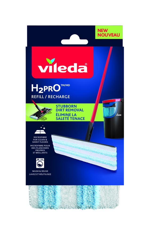 Wymienny wkład z mikrofibry_H2prO mop płaski