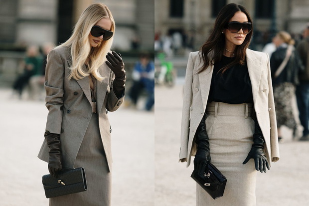 Długie rękawiczki we współczesnych stylizacjach fashionistek