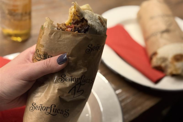 Burrito z wołowiną z restauracji Señor Lucas