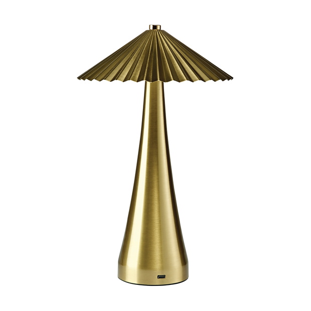 TK Maxx, złota metalowa lampka, cena ok. 74.99 zł