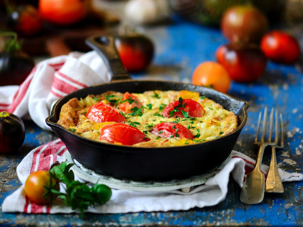 omlet z serka wiejskiego