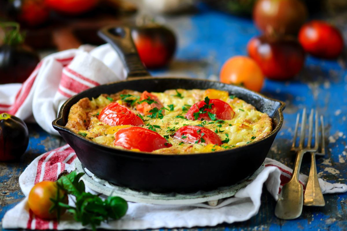 omlet z serka wiejskiego