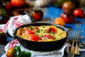 omlet z serka wiejskiego
