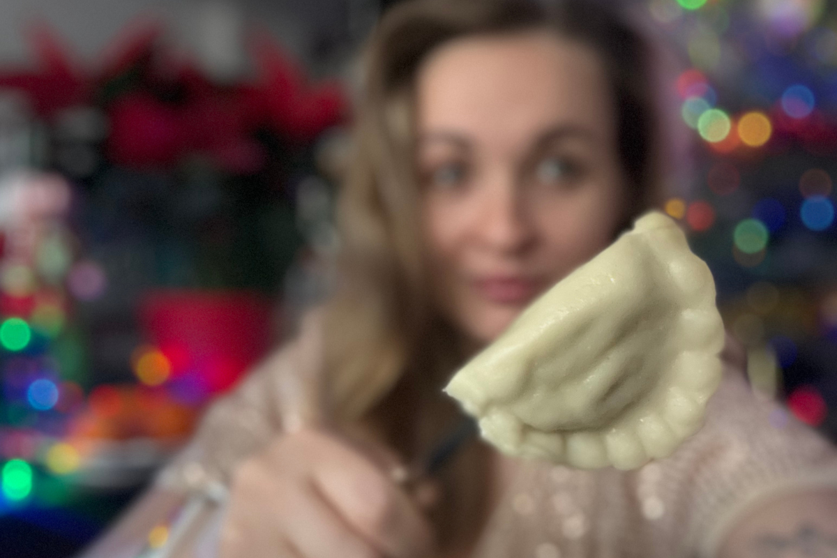 Testuję pierogi z kapustą i grzybami