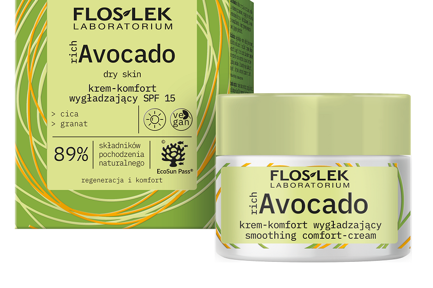 richAvocado Krem-komfort wygładzający SPF 15 na dzień