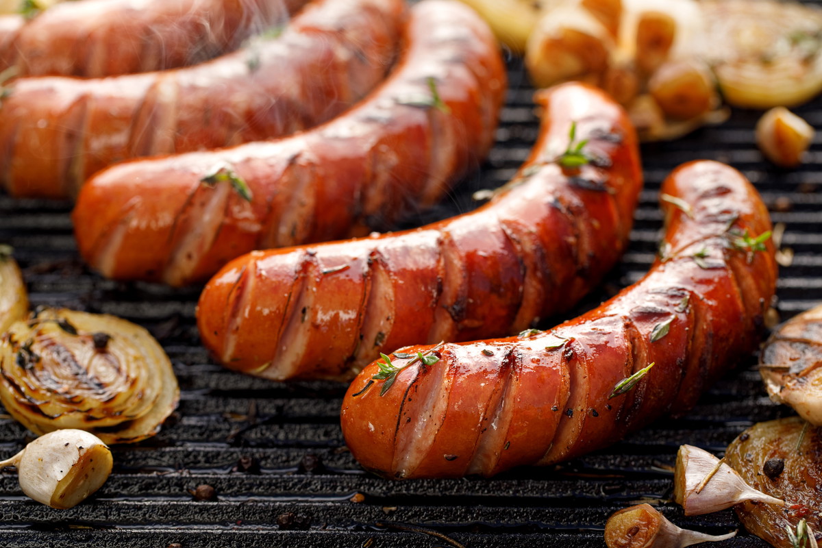 kiełbasa z grilla kcal
