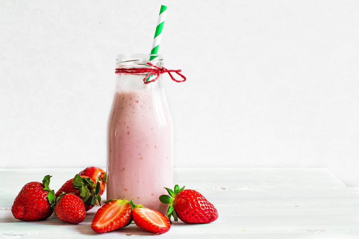 Truskawkowe smoothie