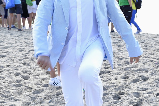 Piotr Gąsowski podczas zawodów Herbalife Triathlon Gdynia 2013