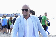 Piotr Gąsowski podczas zawodów Herbalife Triathlon Gdynia 2013
