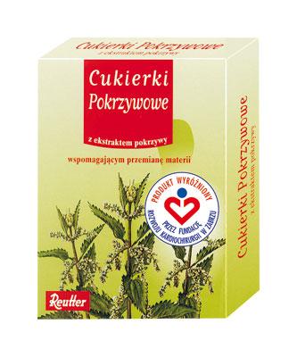 reutter, cukierki pokrzywowe