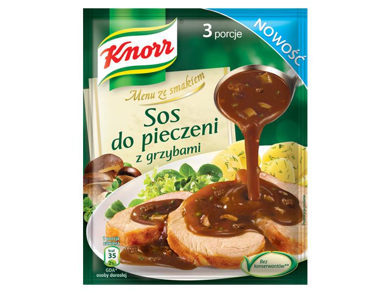 Sos do pieczeni z grzybami Knorr