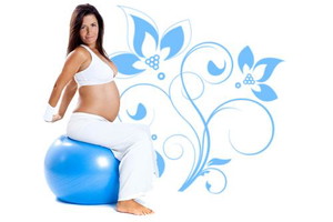 kobieta, ciąża, fitness