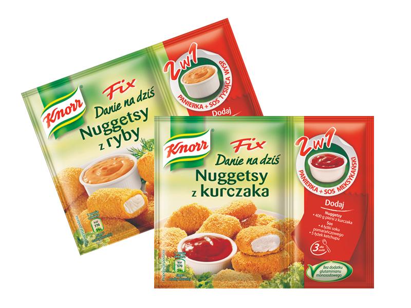 Fix Knorr 2 w 1 Danie na dziś - Nuggetsy z kurczaka i ryby