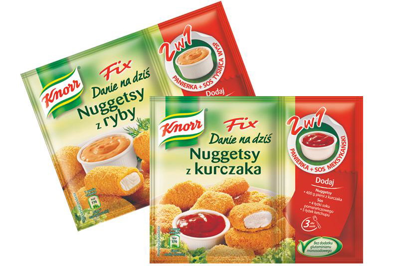 Fix Knorr 2 w 1 Danie na dziś - Nuggetsy z kurczaka i ryby