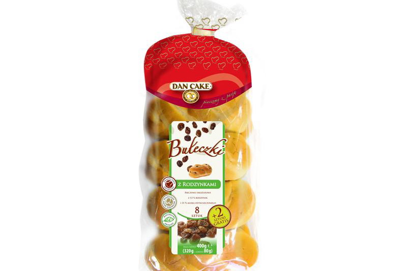 Bułeczki Mleczne z Rodzynkami Dan Cake