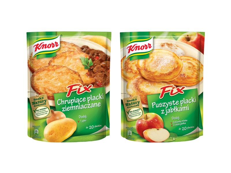 Fix Knorr – Puszyste placki z jabłkami oraz Chrupiące placki ziemniaczane