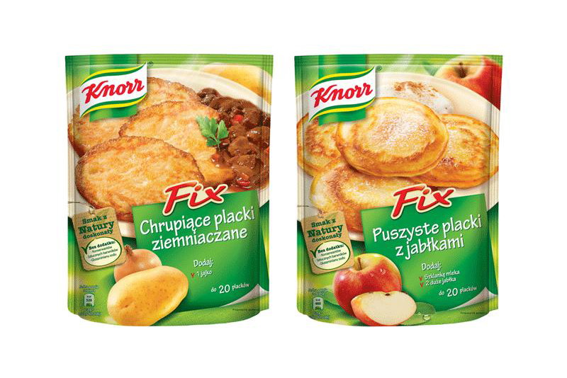 Fix Knorr – Puszyste placki z jabłkami oraz Chrupiące placki ziemniaczane