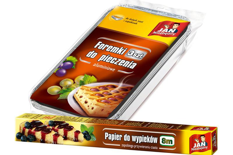 Jan Niezbędny - foremki aluminiowe i papier do pieczenia