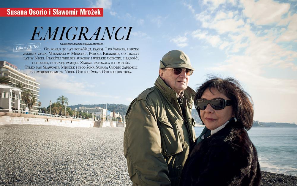 Susana Osorio i Sławomir Mrożek
