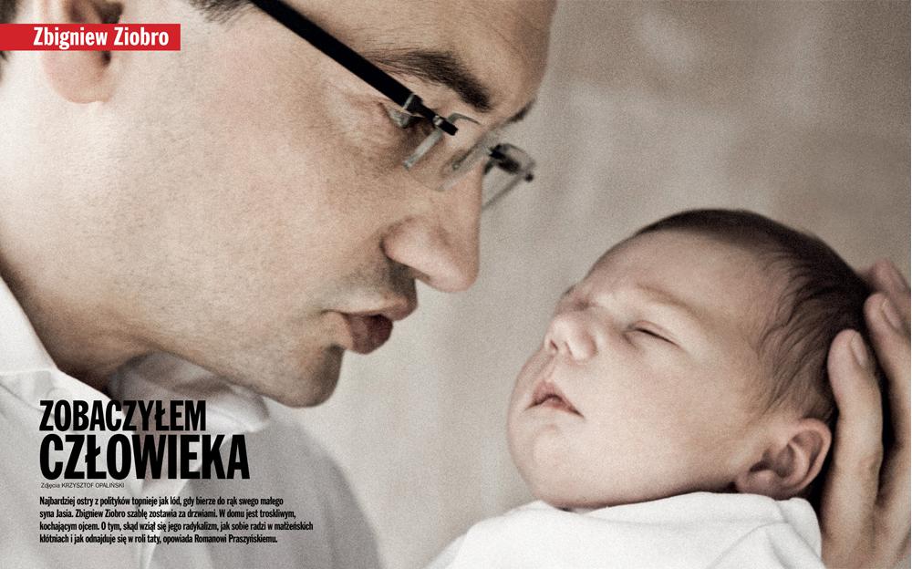 Zbigniew Ziobro z synkiem
