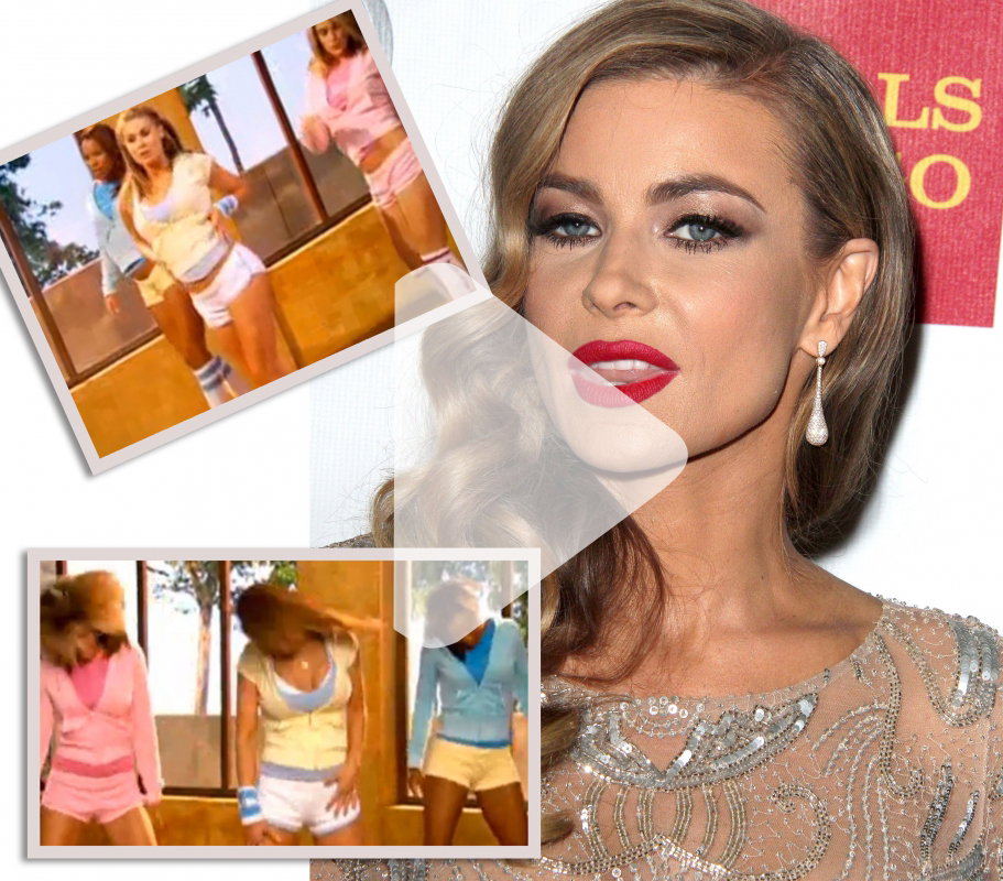 Carmen Electra sexy aerobic