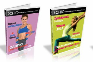 Cardio wyszczuplające i fitness odchudzający z jogą - nowe tytuły serii CHIC