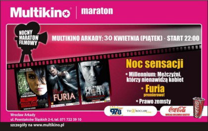 NOC SENSACJI w Multikinie Arkady Wrocławskie - ZAPROSZENIA!