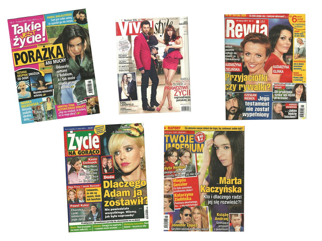 Doda i Nergal, Malinowska i Janiak oraz porażka Anny Muchy - czyli najświeższe plotki z kolorowych gazet