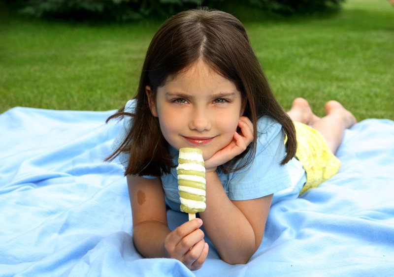 Lody w menu dzieci