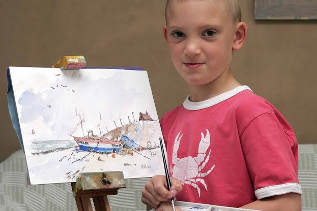 8 letni geniusz malarski