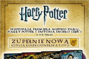 Kolekcjonerskie wydanie czterech części Harrego Pottera