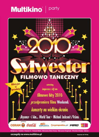 Taneczno-filmowy sylwester w Multikinie Złote Tarasy