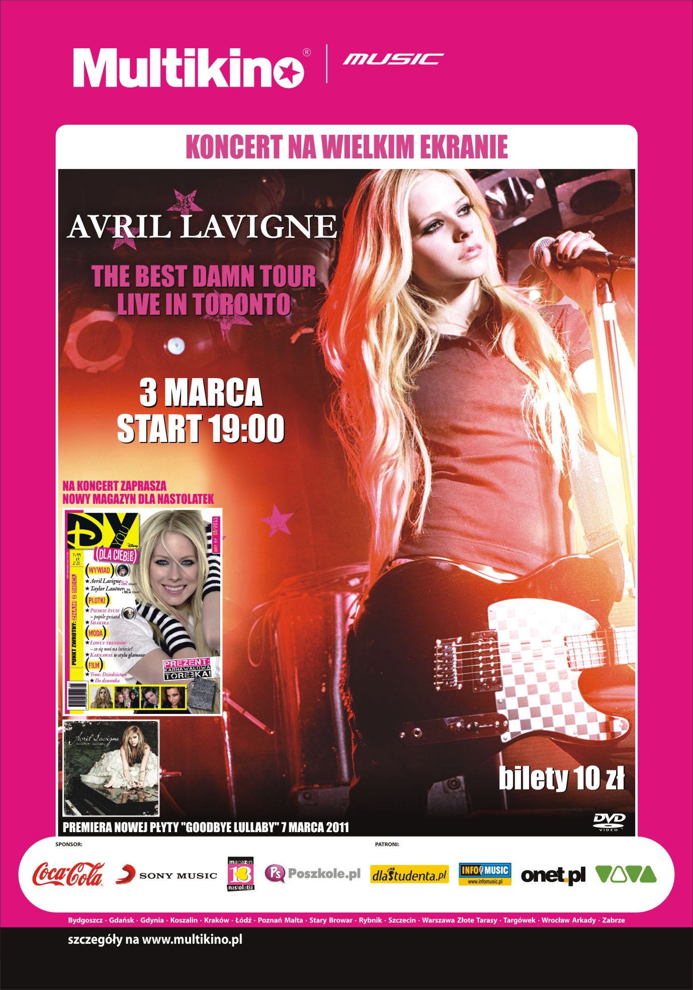 Multikino zaprasza na koncert Avril Lavigne!