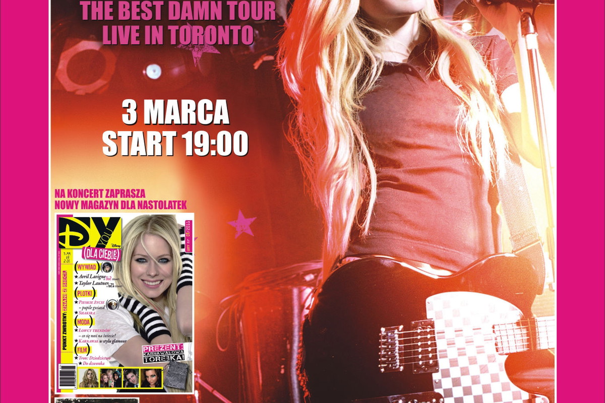 Multikino zaprasza na koncert Avril Lavigne!