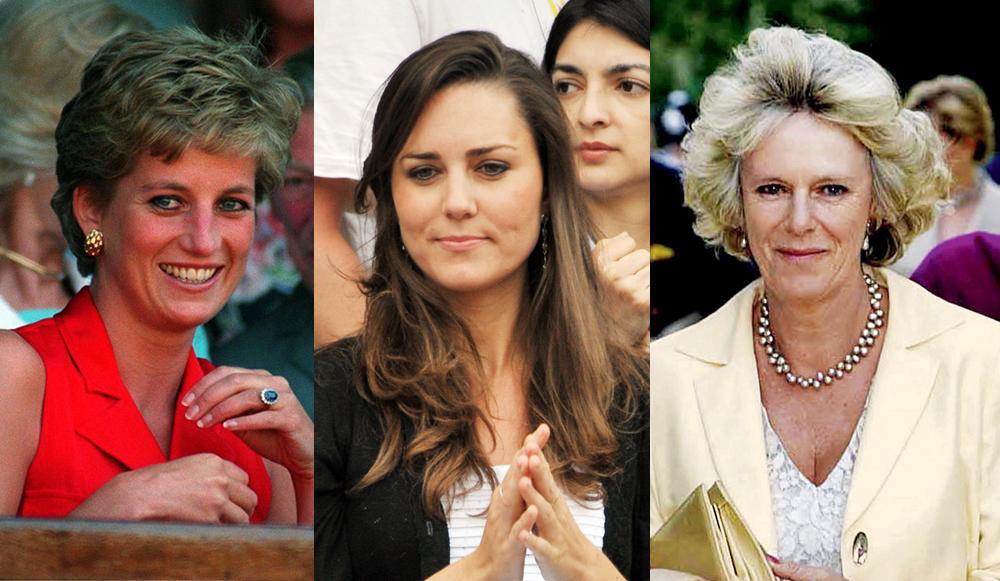 Księżna Diana, Kate Middleton, Camilla Parker Bowles