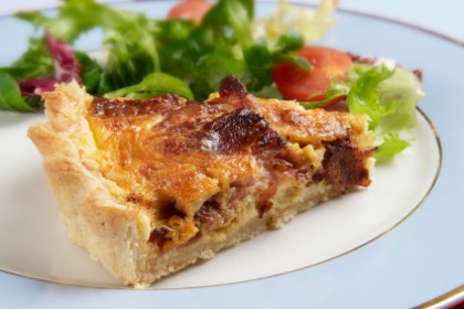 Quiche lorraine slice