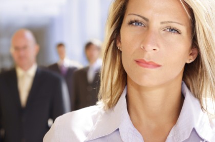 attractive and ambitious businesswoman