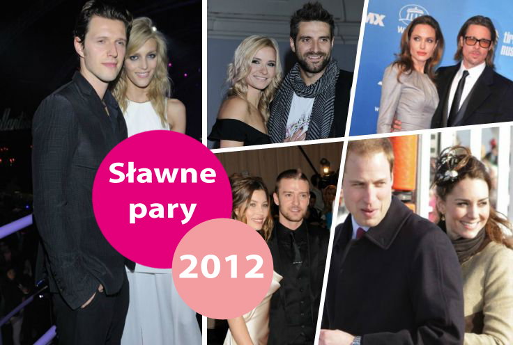 Najpopularniejsze w 2012 roku pary - top 10!