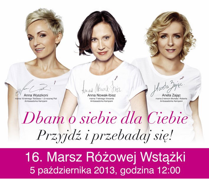 Marsz Różowej Wstążki już 5 października!