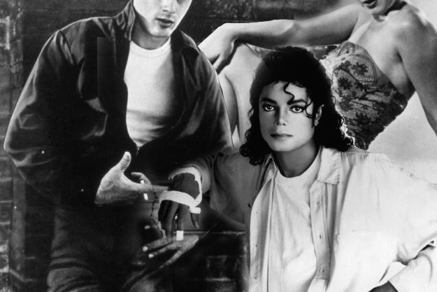 Marylin Monroe, James Dean, Michael Jackson