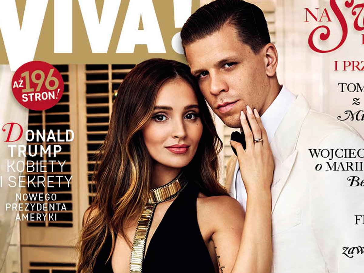 Wojciech Szczęsny i Marina w Vivie