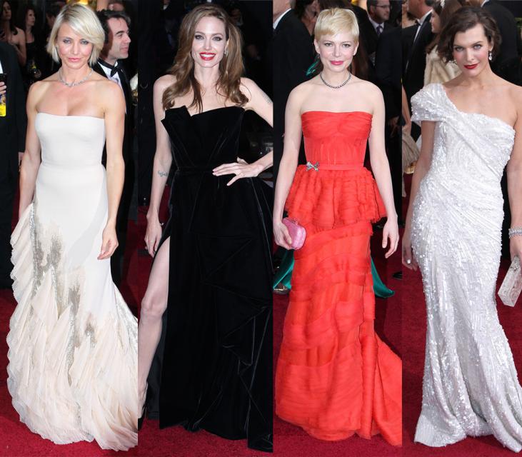 Cameron Diaz, Angelina Jolie, Michelle Williams, Milla Jovovich