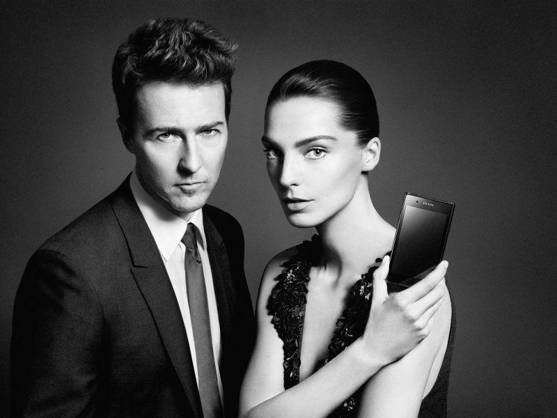 Edward Norton i Daria Werbowy