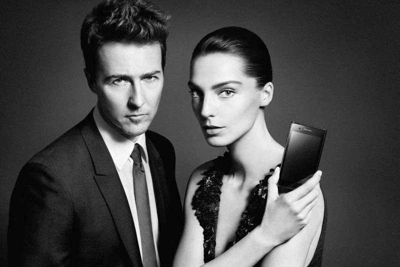 Edward Norton i Daria Werbowy