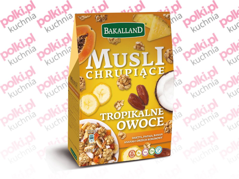 Bakalland, płatki śniadaniowe, musli