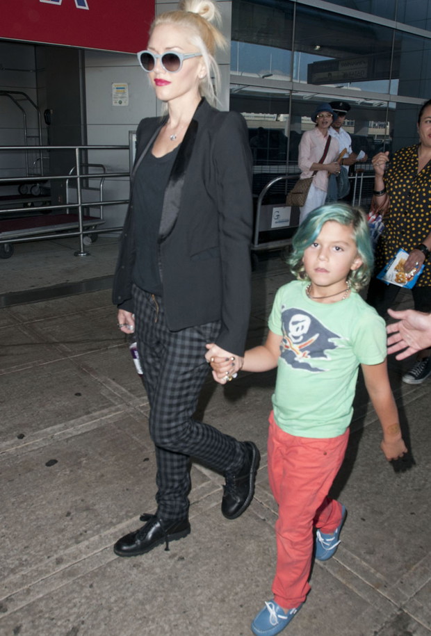 Gwen Stefani z synem Kingstonem