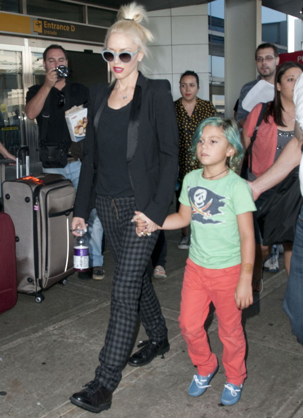 Gwen Stefani z synem Kingstonem