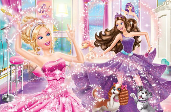 DVD Barbie księżniczka i piosenkarka