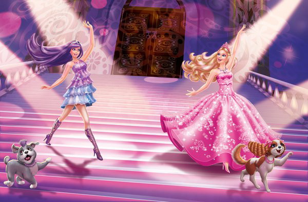 DVD Barbie księżniczka i piosenkarka