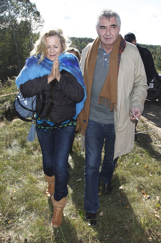 Grażyna Szapołowska i Eryk Stępniewski na Vip Cross 2012